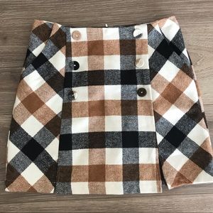 Plaid Mini Skirt